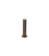 Springwater Ribbed Line 35cm Post Lamp Shallow Acrylic Shade 1 x GU10 IP54 Dark Brown/Clear/Frosted -4