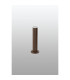 Springwater Ribbed Line 35cm Post Lamp Shallow Acrylic Shade 1 x GU10 IP54 Dark Brown/Clear/Frosted -7