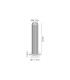 Springwater Ribbed Line 35cm Post Lamp Shallow Acrylic Shade 1 x GU10 IP54 Grey/Clear/Frosted -2
