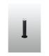 Springwater Ribbed Line 35cm Post Lamp Short Diagonal Pattern Acrylic Shade 1 x GU10 IP54 Black/Clear/Frosted -3