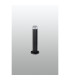 Springwater Ribbed Line 35cm Post Lamp Short Diagonal Pattern Acrylic Shade 1 x GU10 IP54 Black/Clear/Frosted -7