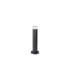 Springwater Ribbed Line 35cm Post Lamp Short Diagonal Pattern Acrylic Shade 1 x GU10 IP54 Grey/Clear/Frosted -4