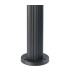 Springwater Ribbed Line 35cm Post Lamp Short Diagonal Pattern Acrylic Shade 1 x GU10 IP54 Grey/Clear/Frosted -5