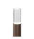 Springwater Ribbed Line 35cm Post Lamp Tall Diagonal Pattern Acrylic Shade 1 x GU10 IP54 Dark Brown/Clear/Frosted -6
