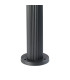 Springwater Ribbed Line 35cm Post Lamp Tall Diagonal Pattern Acrylic Shade 1 x GU10 IP54 Grey/Clear/Frosted -5