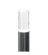 Springwater Ribbed Line 35cm Post Lamp Tall Diagonal Pattern Acrylic Shade 1 x GU10 IP54 Grey/Clear/Frosted -6