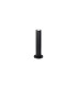 Springwater Ribbed Line 35cm Post Lamp Dome Acrylic Shade 1 x GU10 IP54 Black/Clear/Frosted -1