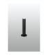 Springwater Ribbed Line 35cm Post Lamp Dome Acrylic Shade 1 x GU10 IP54 Black/Clear/Frosted -3