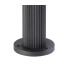 Springwater Ribbed Line 35cm Post Lamp Dome Acrylic Shade 1 x GU10 IP54 Black/Clear/Frosted -6