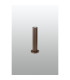 Springwater Ribbed Line 35cm Post Lamp Dome Acrylic Shade 1 x GU10 IP54 Dark Brown/Clear/Frosted -7