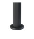 Springwater Ribbed Line 35cm Post Lamp Dome Acrylic Shade 1 x GU10 IP54 Grey/Clear/Frosted -5