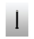 Springwater Ribbed Line 55cm Post Lamp X Pattern Acrylic Shade 1 x GU10 IP54 Black/Clear/Frosted -3