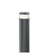 Springwater Ribbed Line 55cm Post Lamp X Pattern Acrylic Shade 1 x GU10 IP54 Grey/Clear/Frosted -6