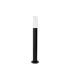 Springwater II Ribbed Line 55cm Post Lamp Bubble Acrylic Shade 1 x GU10 IP54 Black/Clear -4