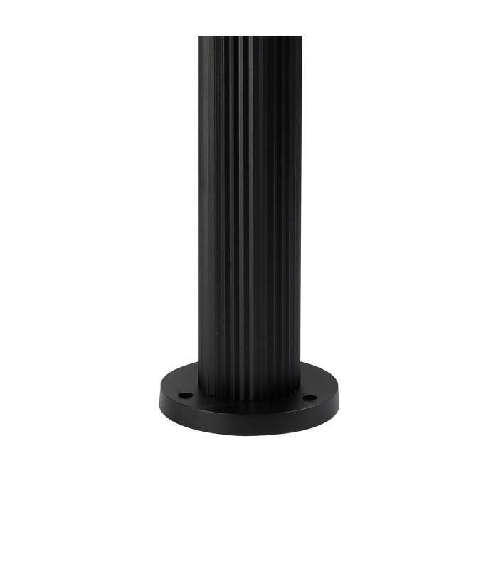 Springwater II Ribbed Line 55cm Post Lamp Bubble Acrylic Shade 1 x GU10 IP54 Black/Clear -5