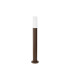 Springwater II Ribbed Line 55cm Post Lamp Bubble Acrylic Shade 1 x GU10 IP54 Dark Brown/Clear -4