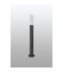 Springwater II Ribbed Line 55cm Post Lamp Bubble Acrylic Shade 1 x GU10 IP54 Grey/Clear -7
