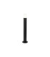 Springwater Ribbed Line 55cm Post Lamp Horizontal Line Acrylic Shade 1 x GU10 IP54 Black/Clear/Frosted -1