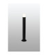Springwater Ribbed Line 55cm Post Lamp Horizontal Line Acrylic Shade 1 x GU10 IP54 Black/Clear/Frosted -3