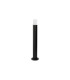 Springwater Ribbed Line 55cm Post Lamp Horizontal Line Acrylic Shade 1 x GU10 IP54 Black/Clear/Frosted -4