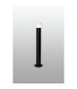 Springwater Ribbed Line 55cm Post Lamp Tier Pattern Acrylic Shade 1 x GU10 IP54 Black/Clear -3