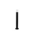 Springwater Ribbed Line 55cm Post Lamp Tier Pattern Acrylic Shade 1 x GU10 IP54 Black/Clear -4