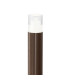Springwater Ribbed Line 55cm Post Lamp Tier Pattern Acrylic Shade 1 x GU10 IP54 Dark Brown/Clear -6