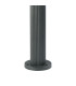 Springwater Ribbed Line 55cm Post Lamp Tier Pattern Acrylic Shade 1 x GU10 IP54 Grey/Clear -5