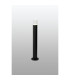 Springwater Ribbed Line 55cm Post Lamp Bubble Acrylic Shade 1 x GU10 IP54 Black/Clear -3