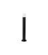 Springwater Ribbed Line 55cm Post Lamp Bubble Acrylic Shade 1 x GU10 IP54 Black/Clear -4