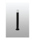 Springwater Ribbed Line 55cm Post Lamp Bubble Acrylic Shade 1 x GU10 IP54 Black/Clear -7