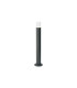 Springwater Ribbed Line 55cm Post Lamp Bubble Acrylic Shade 1 x GU10 IP54 Grey/Clear -1