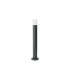 Springwater Ribbed Line 55cm Post Lamp Bubble Acrylic Shade 1 x GU10 IP54 Grey/Clear -4