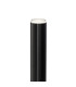Springwater Ribbed Line 55cm Post Lamp Shallow Acrylic Shade 1 x GU10 IP54 Black/Clear/Frosted -6