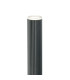 Springwater Ribbed Line 55cm Post Lamp Shallow Acrylic Shade 1 x GU10 IP54 Grey/Clear/Frosted -6