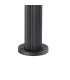 Springwater Ribbed Line 55cm Post Lamp Tall Diagonal Pattern Acrylic Shade 1 x GU10 IP54 Black/Clear/Frosted -6