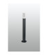 Springwater Ribbed Line 55cm Post Lamp Tall Diagonal Pattern Acrylic Shade 1 x GU10 IP54 Grey/Clear/Frosted -3