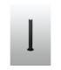 Springwater Ribbed Line 55cm Post Lamp Dome Acrylic Shade 1 x GU10 IP54 Black/Clear/Frosted -3