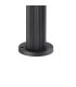 Springwater Ribbed Line 55cm Post Lamp Dome Acrylic Shade 1 x GU10 IP54 Black/Clear/Frosted -6