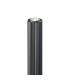 Springwater Ribbed Line 55cm Post Lamp Dome Acrylic Shade 1 x GU10 IP54 Grey/Clear/Frosted -6