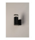 Springwater Diamond Pattern Wall Lamp X Pattern Acrylic Shade 1 x GU10 IP54 Black/Clear/Frosted -7