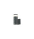 Springwater Diamond Pattern Wall Lamp X Pattern Acrylic Shade 1 x GU10 IP54 Grey/Clear/Frosted -1