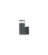 Springwater Diamond Pattern Wall Lamp X Pattern Acrylic Shade 1 x GU10 IP54 Grey/Clear/Frosted -4