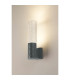Springwater II Diamond Pattern Wall Lamp Bubble Acrylic Shade 1 x GU10 IP54 Grey/Clear -3