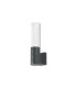 Springwater II Diamond Pattern Wall Lamp Bubble Acrylic Shade 1 x GU10 IP54 Grey/Clear -4