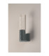 Springwater II Diamond Pattern Wall Lamp Bubble Acrylic Shade 1 x GU10 IP54 Grey/Clear -7