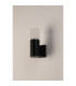 Springwater Diamond Pattern Wall Lamp Horizontal Line Acrylic Shade 1 x GU10 IP54 Black/Clear/Frosted -7