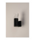 Springwater Diamond Pattern Wall Lamp Tier Pattern Acrylic Shade 1 x GU10 IP54 Black/Clear -7