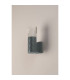 Springwater Diamond Pattern Wall Lamp Tier Pattern Acrylic Shade 1 x GU10 IP54 Grey/Clear -7