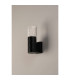 Springwater Diamond Pattern Wall Lamp Bubble Acrylic Shade 1 x GU10 IP54 Black/Clear -7